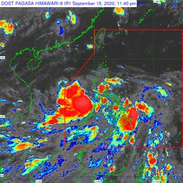 LPA over West Philippine Sea now Tropical Depression Leon