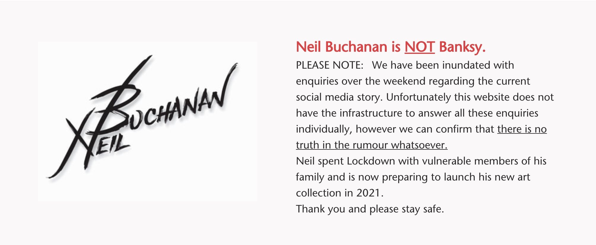 ‘Art Attack’ host Neil Buchanan denies he’s Banksy