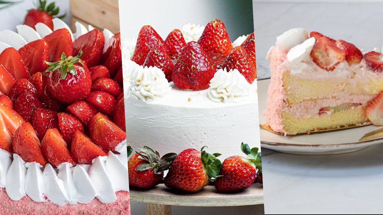 Strawberry Cake Recipe | How to Make Fresh Strawberry Cake/Strawberry Cake/  Strawberry Birthday Cake - YouTube