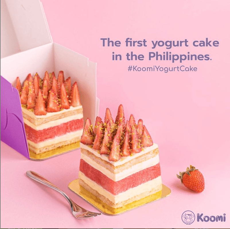 Koomi launches watermelon strawberry yogurt cake