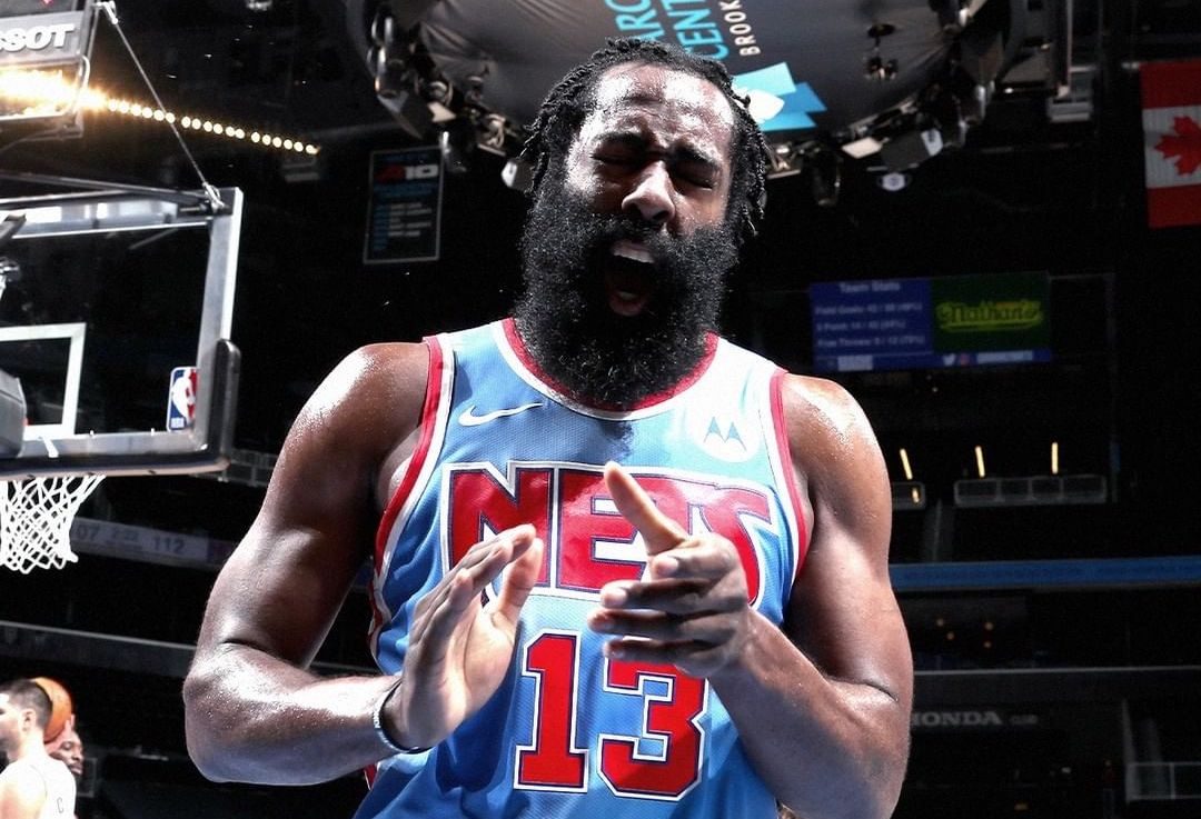 Harden debuts with triple-double, Durant scores 42, Nets win