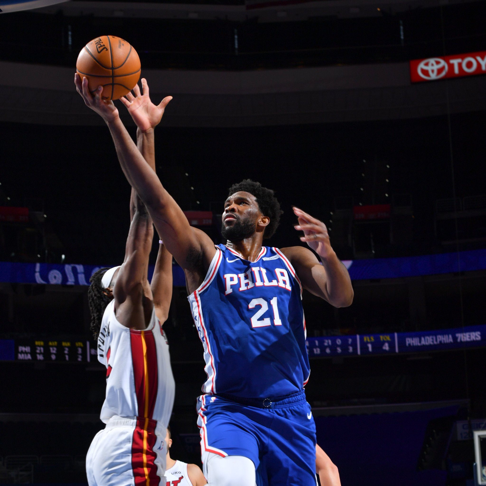 Embiid, Sixers outlast shorthanded Heat in OT