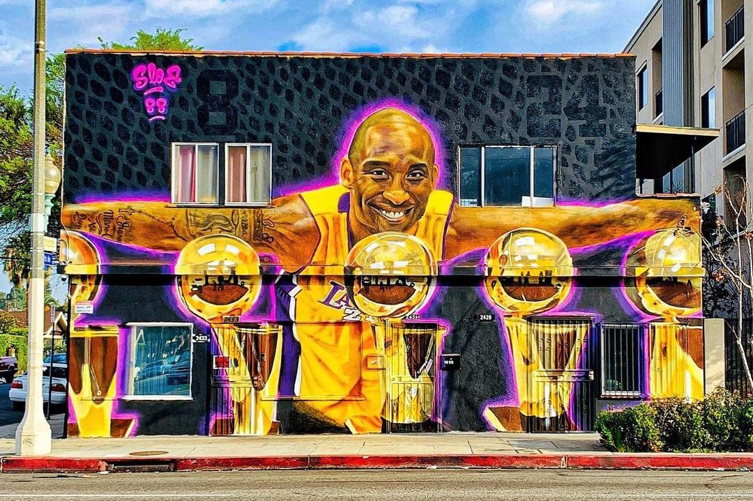 Eagles Paint New Mural in Facility to Honor Kobe Bryant
