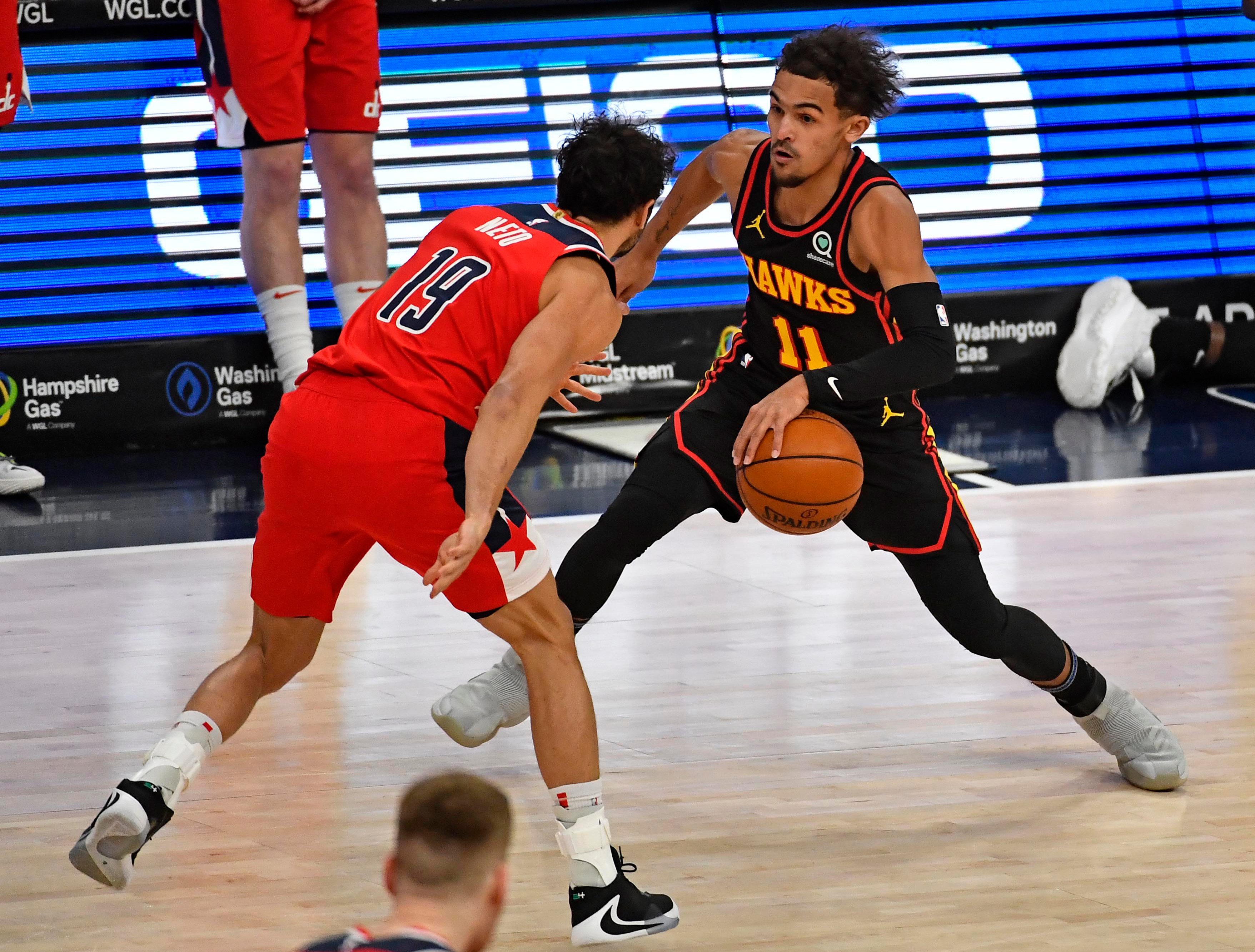 Trae Young's 41 points carry Hawks past Wizards
