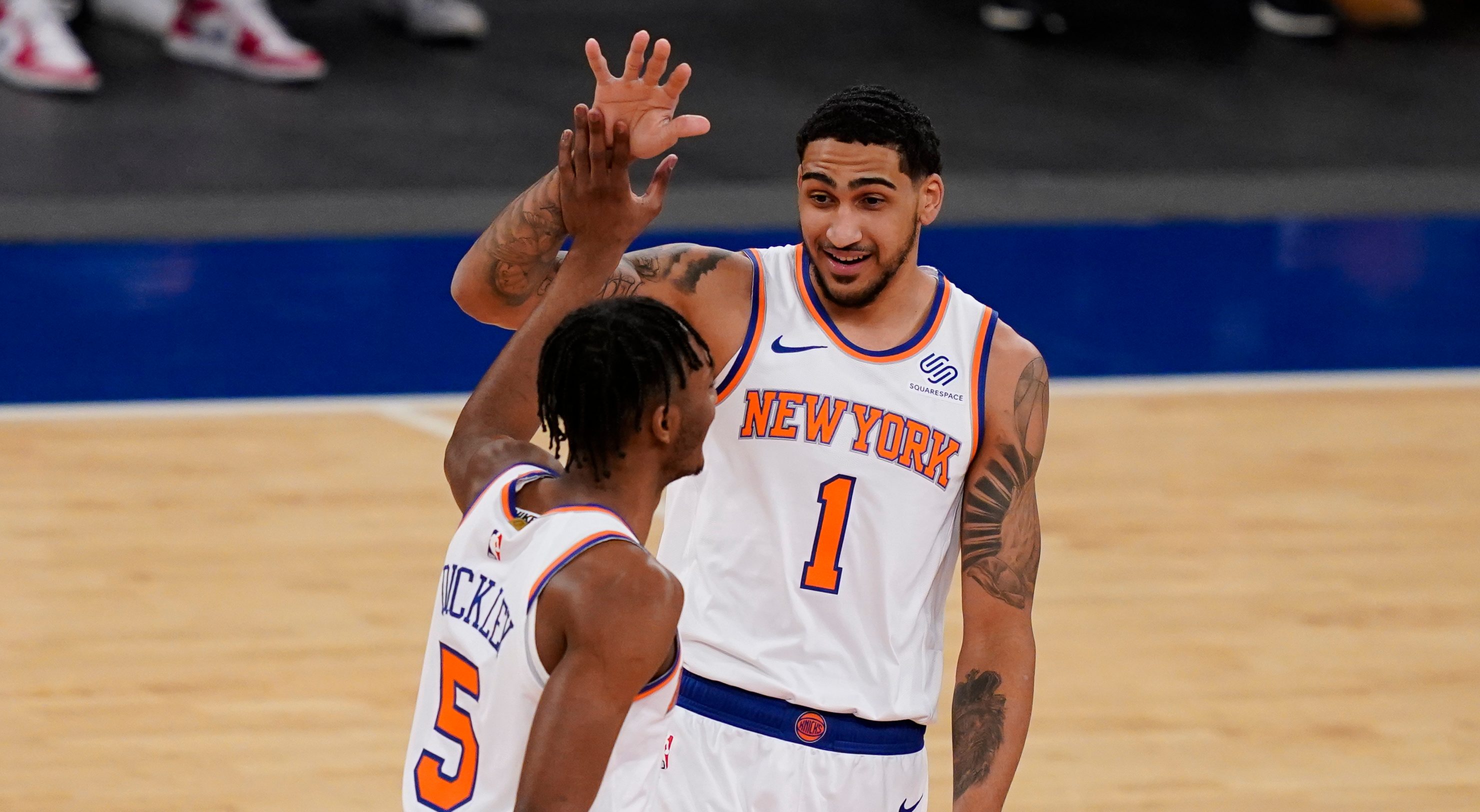 It was 'amazing' for rookie Obi Toppin to have family at Tuesday's Knicks  game - Newsday