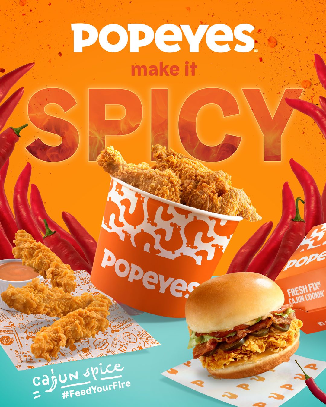 Popeyes brings spicy fried chicken to Metro Manila