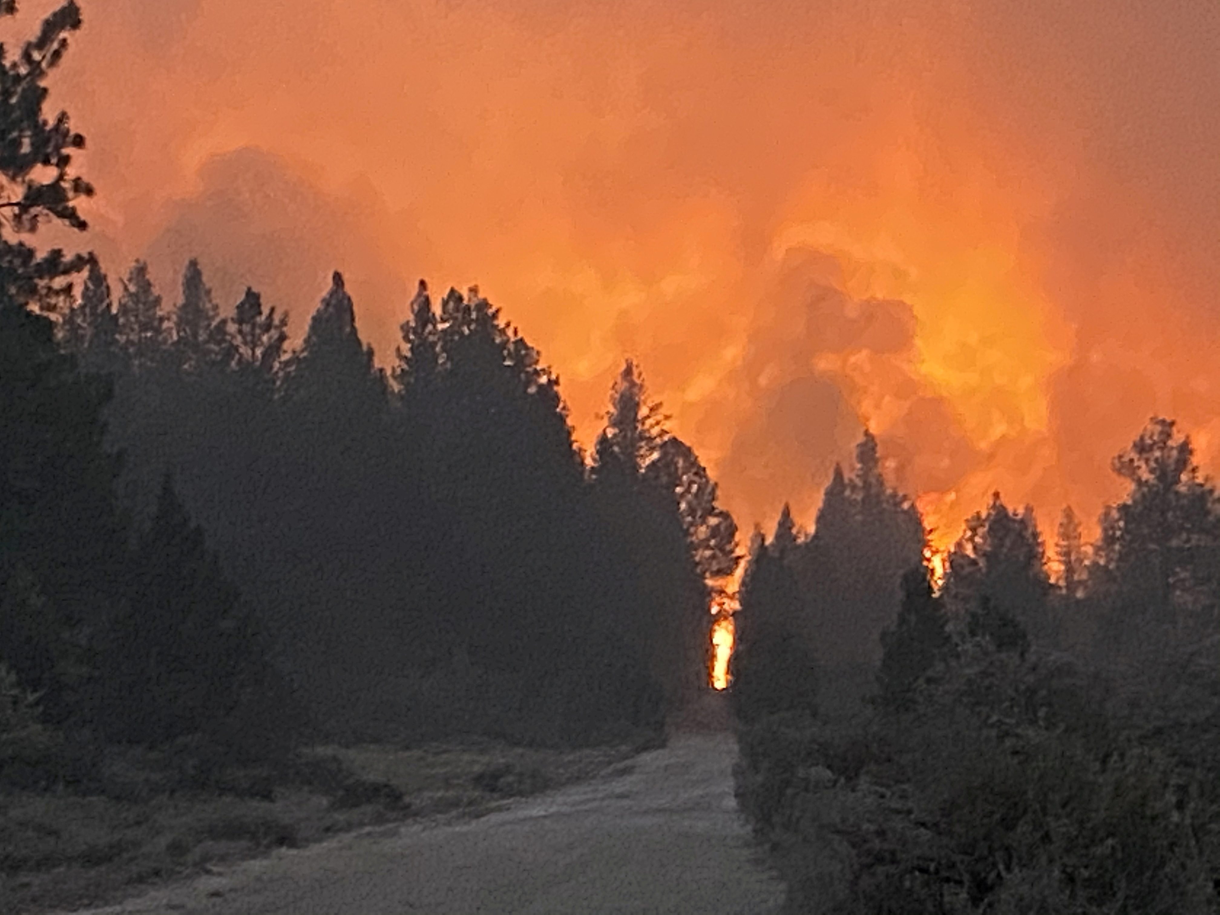 Sprawling Oregon wildfire, largest of dozens in US, continues to grow