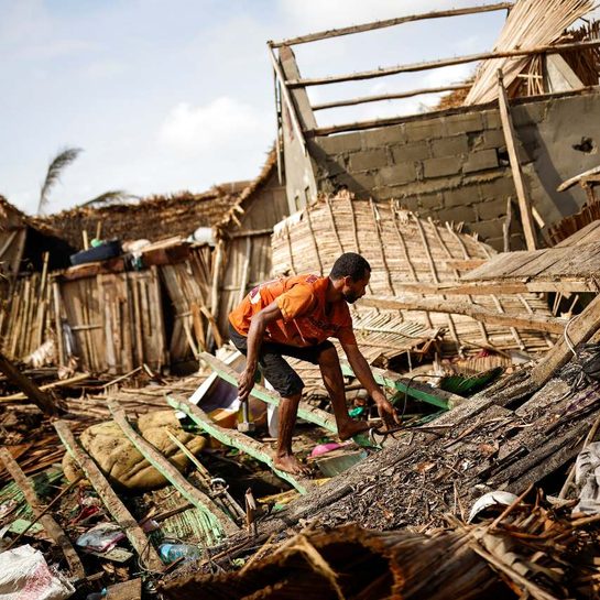 Cyclone Batsirai’s rains bring temporary relief to Madagascan water seller