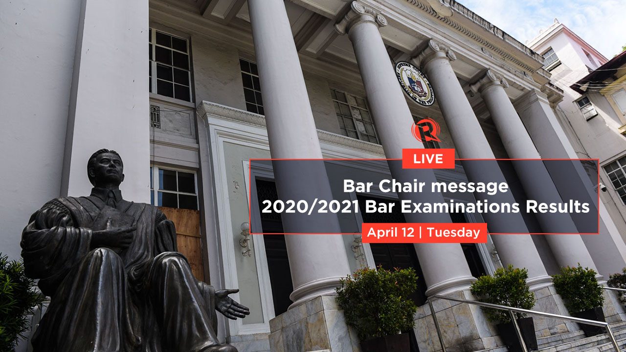 WATCH 2020/2021 Bar Exams results