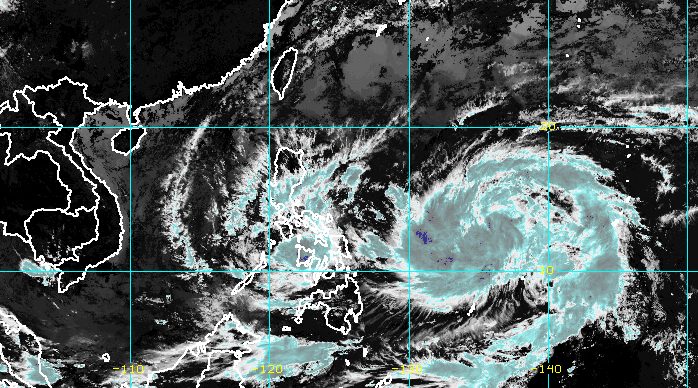 Tropical Depression Agaton slightly weakens, still off Leyte