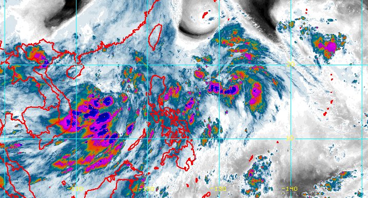Tropical Depression Caloy exits PAR but continues to enhance southwest monsoon
