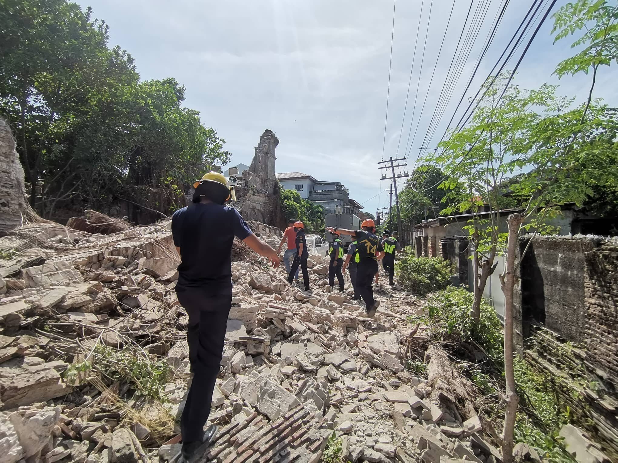 IN PHOTOS Luzon earthquake leaves trail of damaged buildings, evacuations