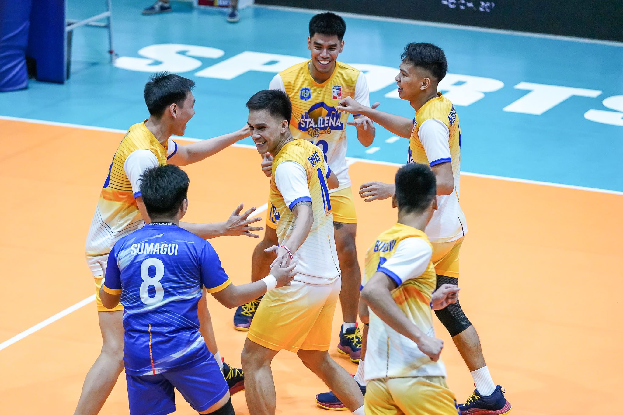 Nu Stuns Cignal From 2 Sets Down Navy Sweeps Vns To Start Spikers Turf Semis