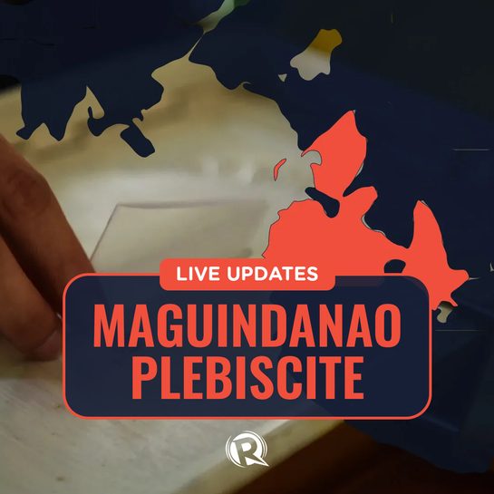LIVE UPDATES AND RESULTS: Maguindanao plebiscite