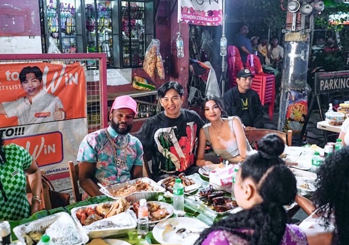 LOOK: Mayweather experiences street-style party in Manila