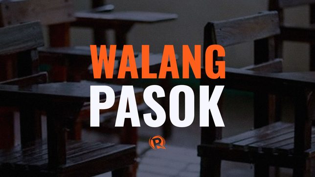 #WalangPasok: Class suspensions, Friday, July 26, 2024