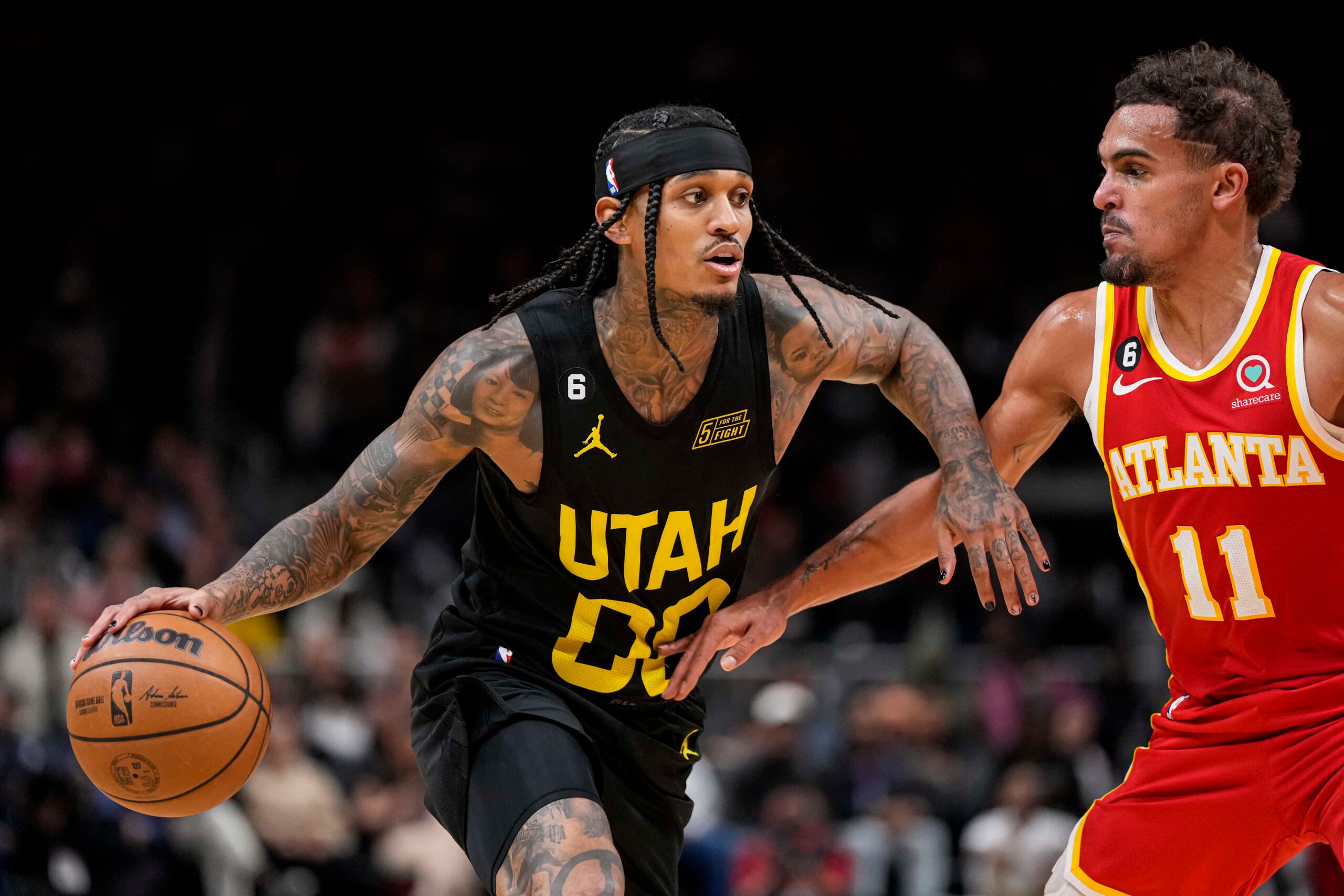 Clarkson scores 30, Mitchell-less Jazz rout Hawks 116-98 - The San