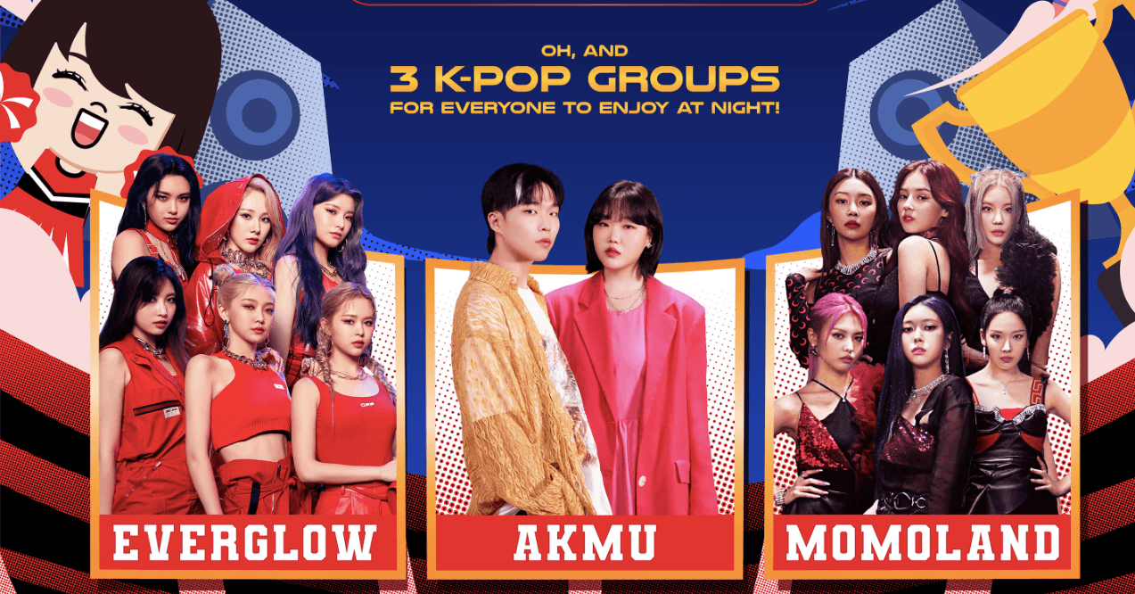 EVERGLOW, AKMU, and MOMOLAND are coming to Manila