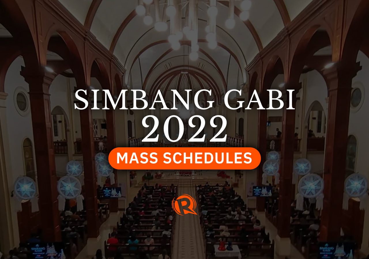 SCHEDULES Simbang Gabi 2022