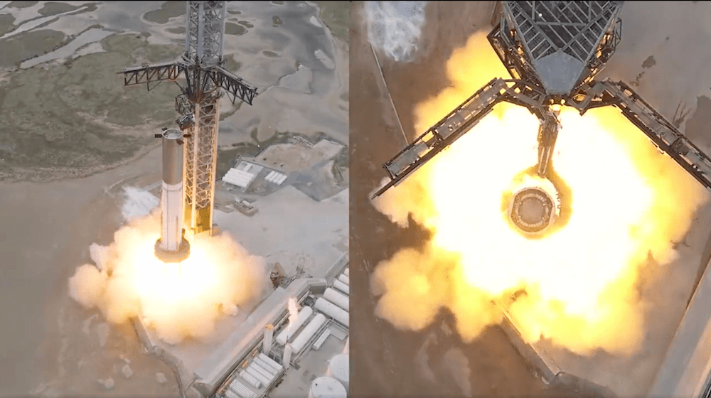 SpaceX test-fires Starship booster in milestone for debut orbital launch
