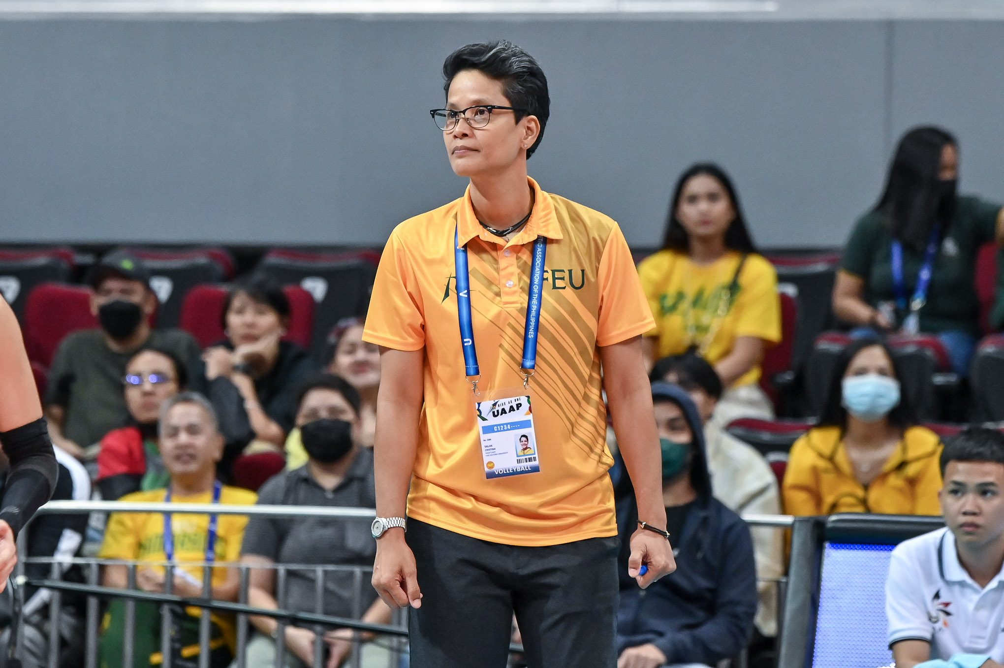 Legend-turned-rookie: Tina Salak energizes FEU in victorious coaching debut