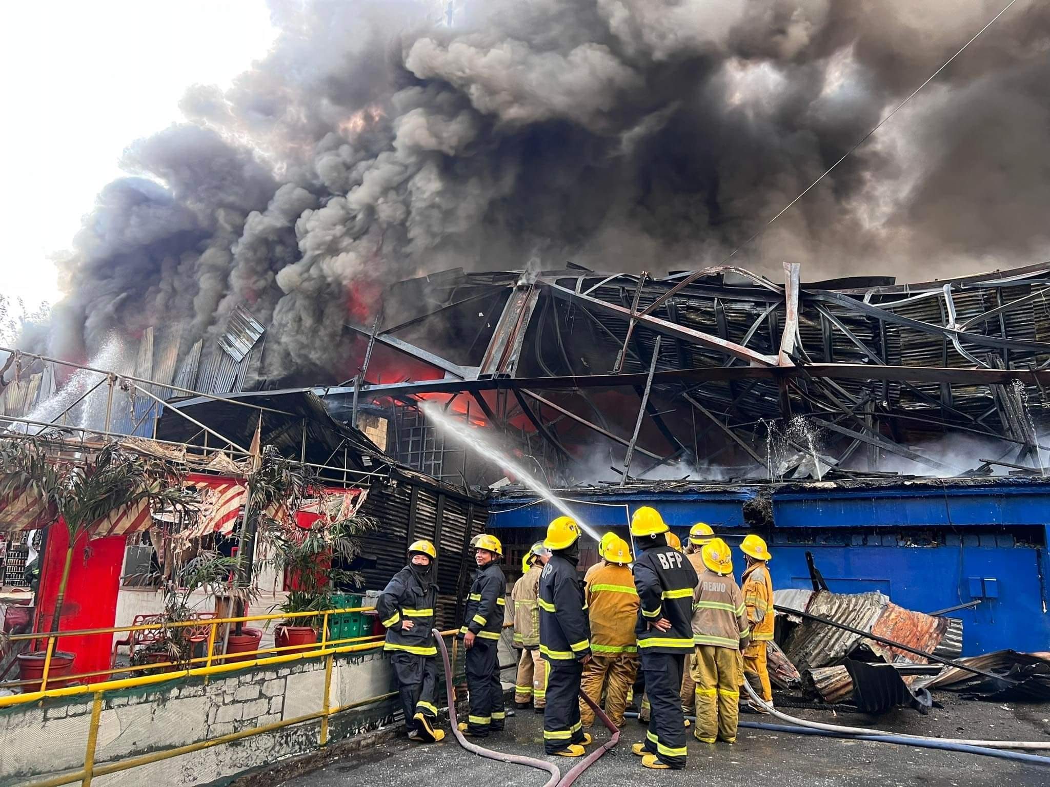 Fire hits bus terminal in Cubao, Quezon City