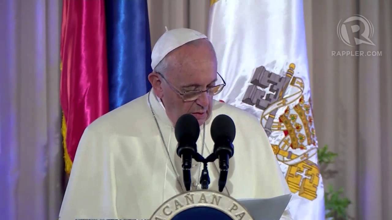 Paus Fransiskus di Filipina: Pidato dan Homili