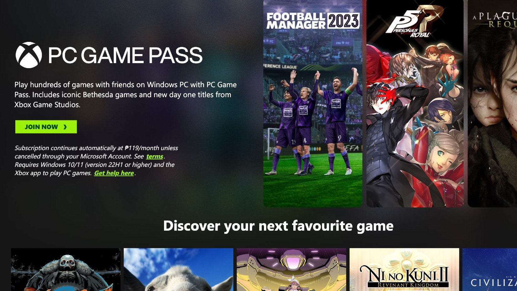 Microsoft's PC Game Pass finally comes to Malaysia, now available