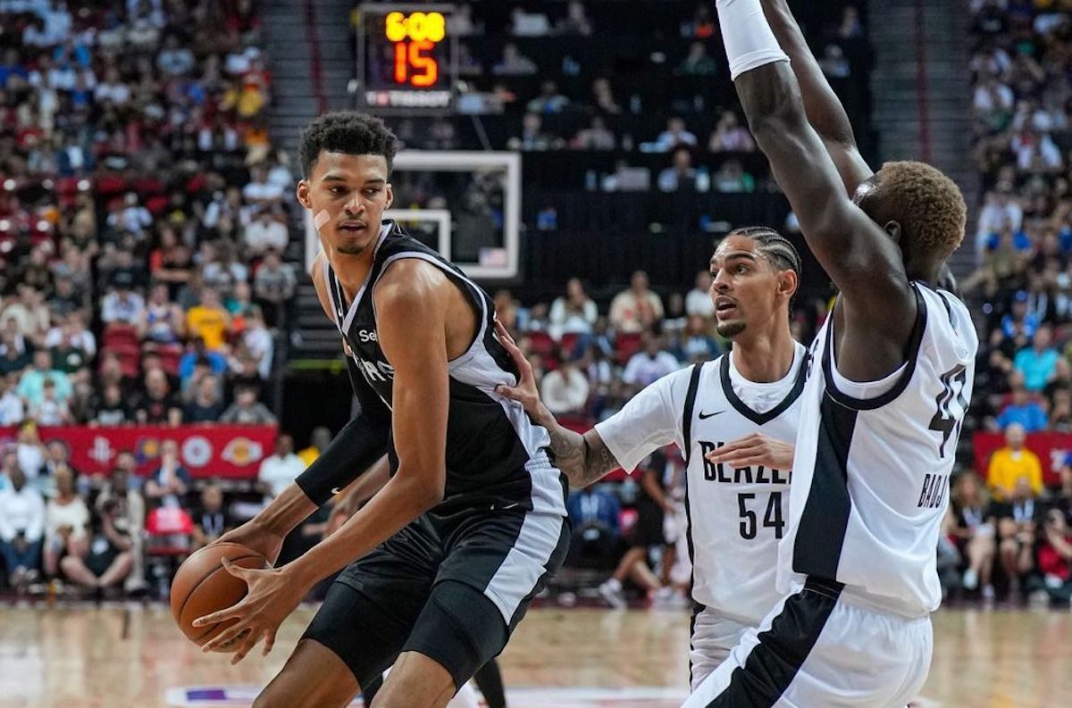 San Antonio Spurs vs Portland Trail Blazers NBA Summer League 2023