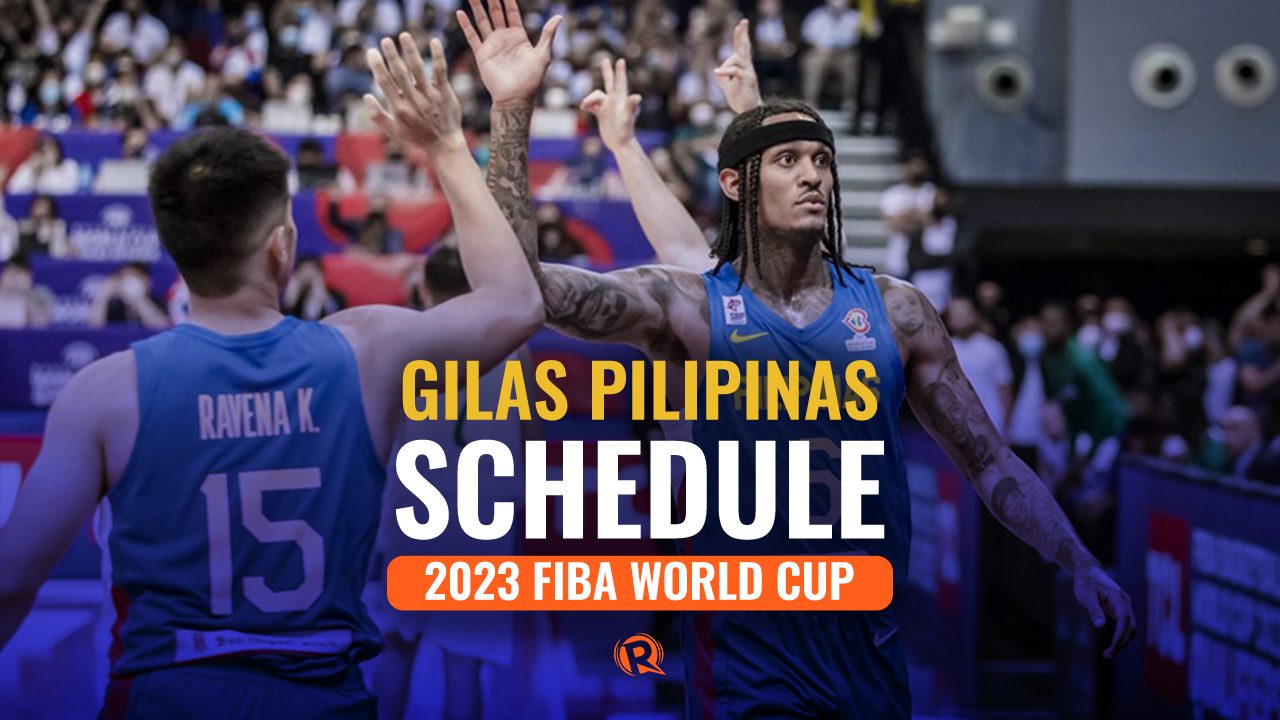 SCHEDULE Gilas Pilipinas at 2023 FIBA World Cup British News Today