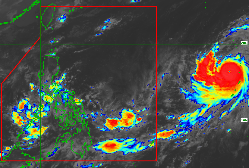 LPA’s trough bringing scattered rain to parts of Philippines