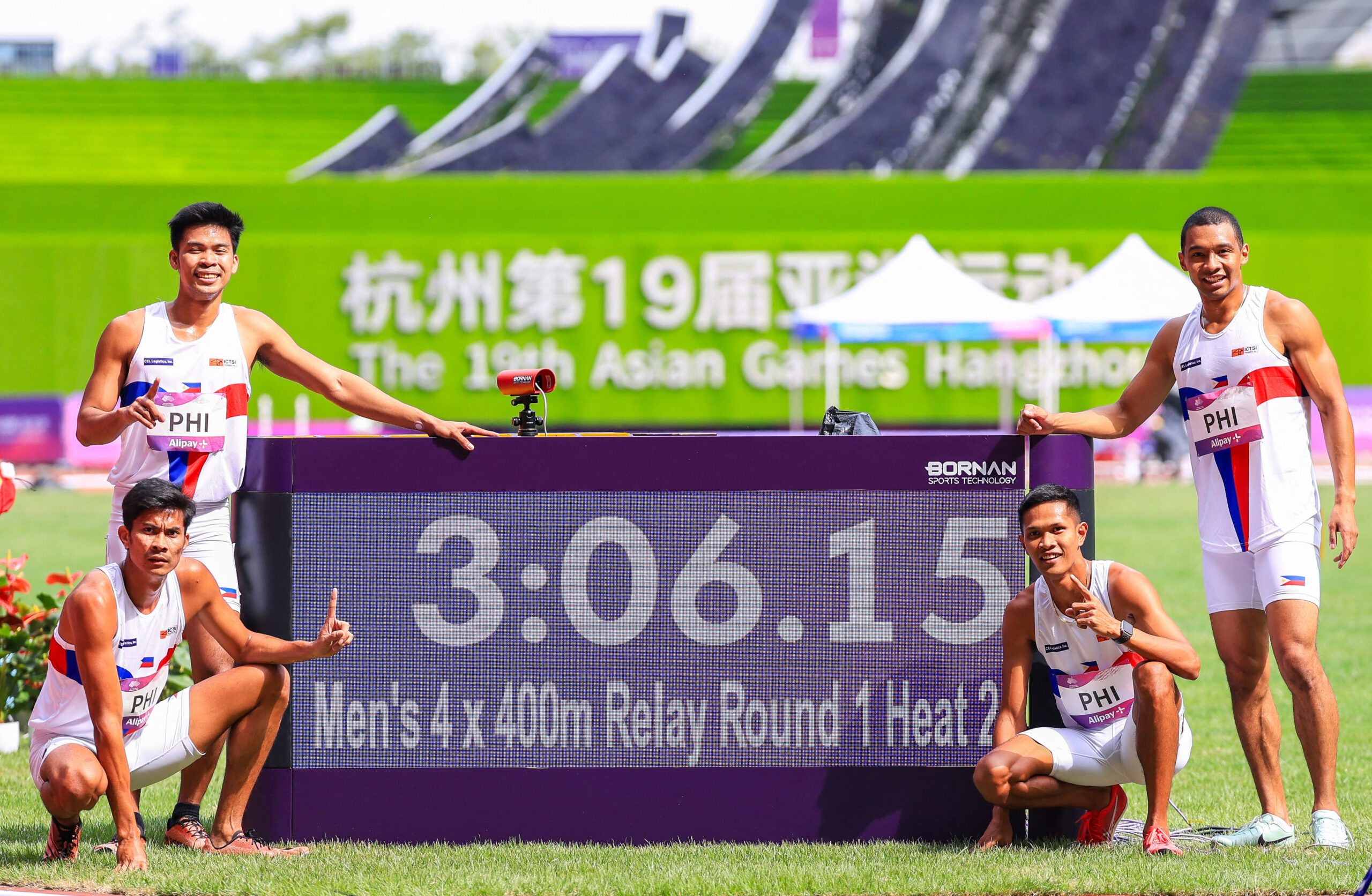 PH athletics quartet sets new national record in Asiad 4×400 relay