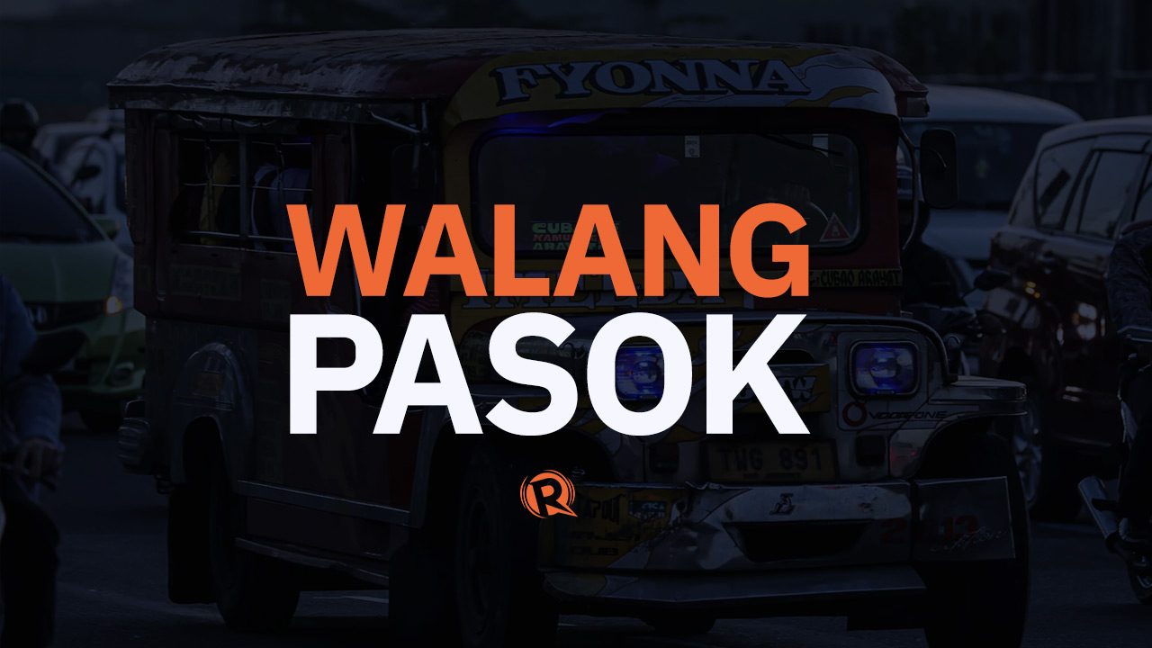 #WalangPasok: Class suspensions, Monday, October 16, 2023