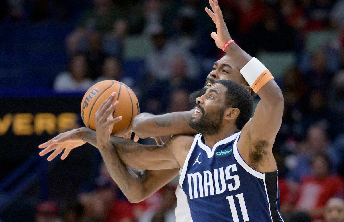 Mavericks cruise to easy win against Pelicans as Irving, Doncic combine for 65