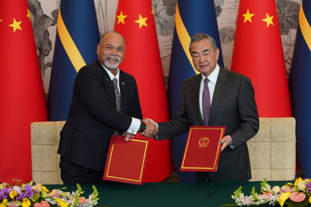 Former Taiwan ally Nauru reestablishes diplomatic ties with China