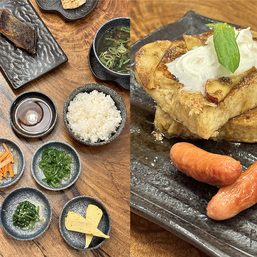 Love Japanese breakfast? Ginza serves it in traditional and fusion ways – with unlimited coffee