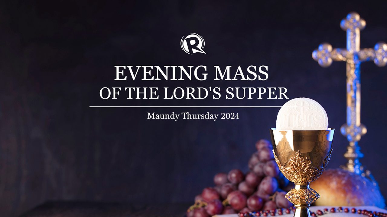 LIVESTREAM Evening Mass of the Lord’s Supper Maundy Thursday 2024