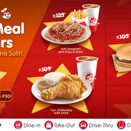 You can now get Jollibee’s bestsellers for only P95