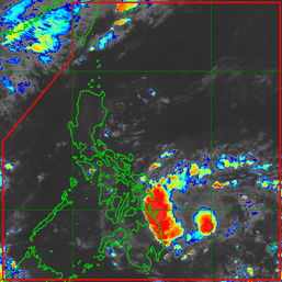 Low pressure area develops into Tropical Depression Aghon