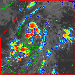 Typhoon Aghon further strengthens over Philippine Sea east of Aurora