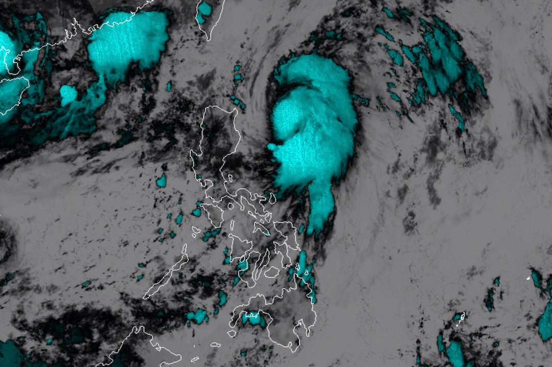 Typhoon Aghon slightly weakens; no more areas under wind signals