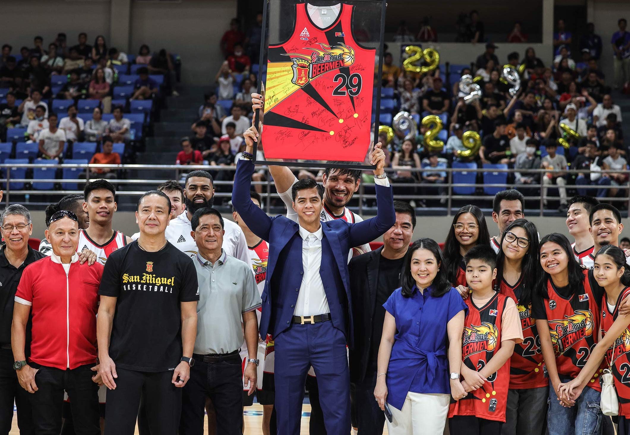 Arwind Santos still wants to play even after San Miguel jersey retirement