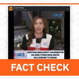 FACT CHECK: Eye ‘cure’ ad uses AI-manipulated news report