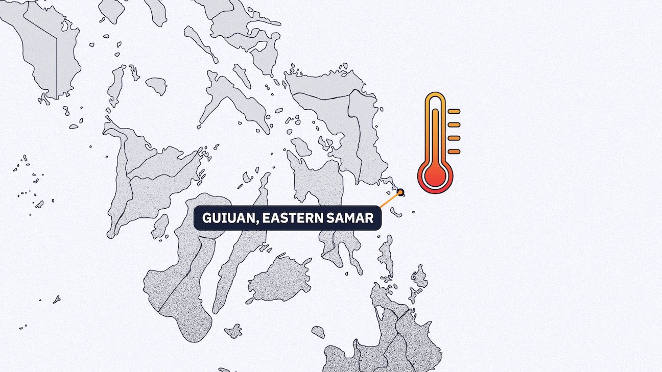 Sizzling streak: Guiuan heat index hits 55°C, 54°C levels
