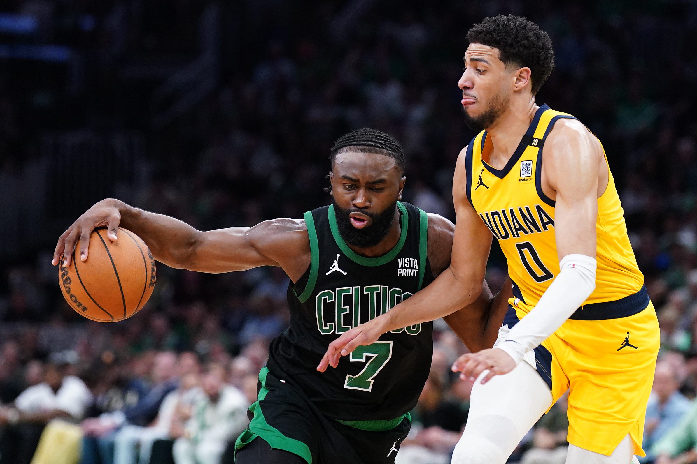 Big 40: Jaylen Brown on fire, powers Celtics to 2-0 lead over Pacers