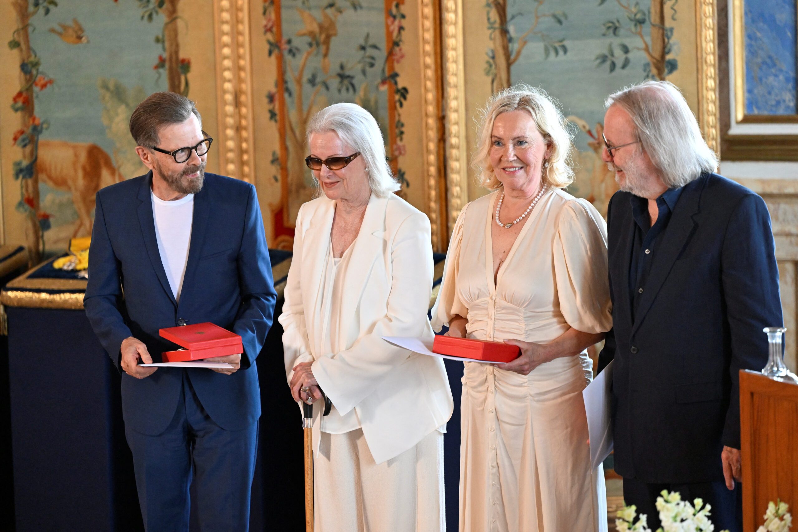 ABBA members reunite to receive top Swedish honor