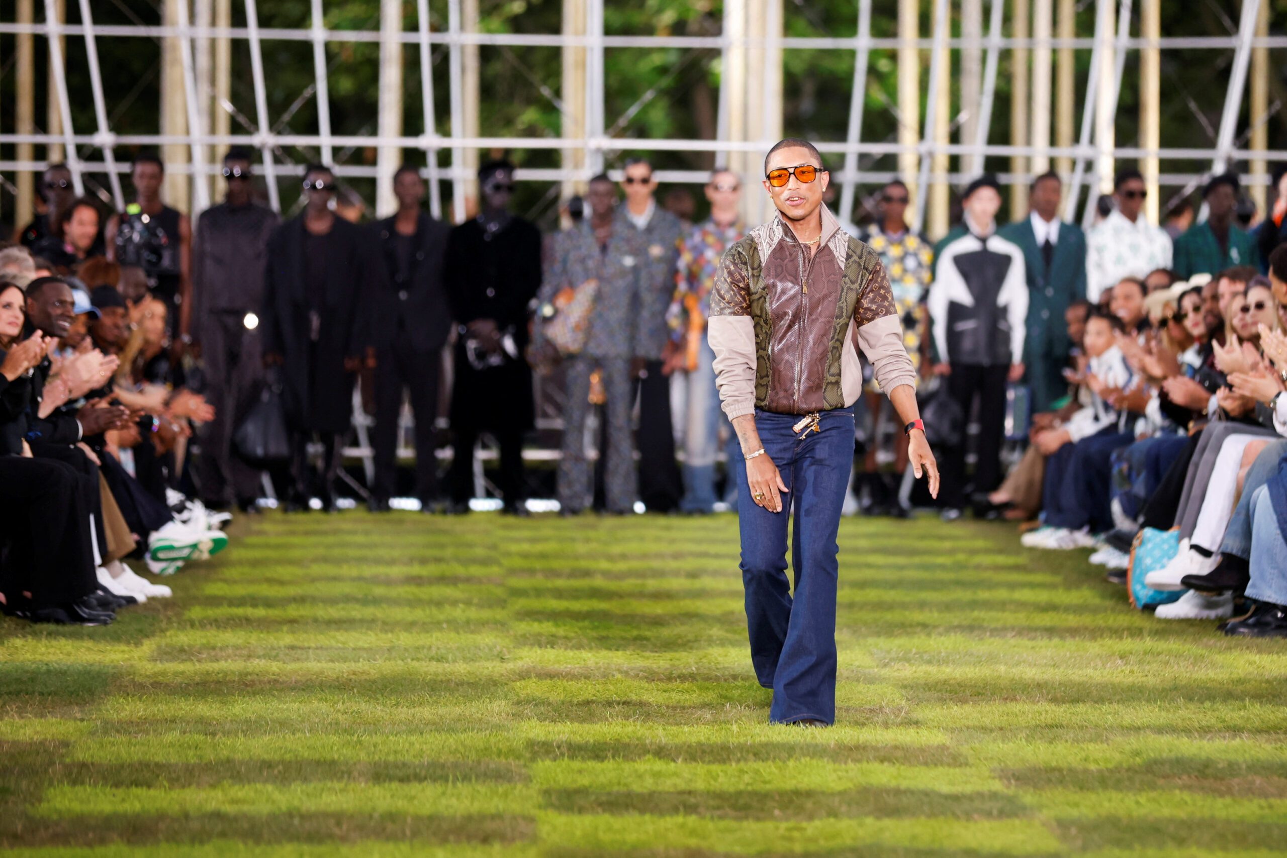 Pharrell Williams kicks off Paris Fashion Week with Louis Vuitton show at UNESCO