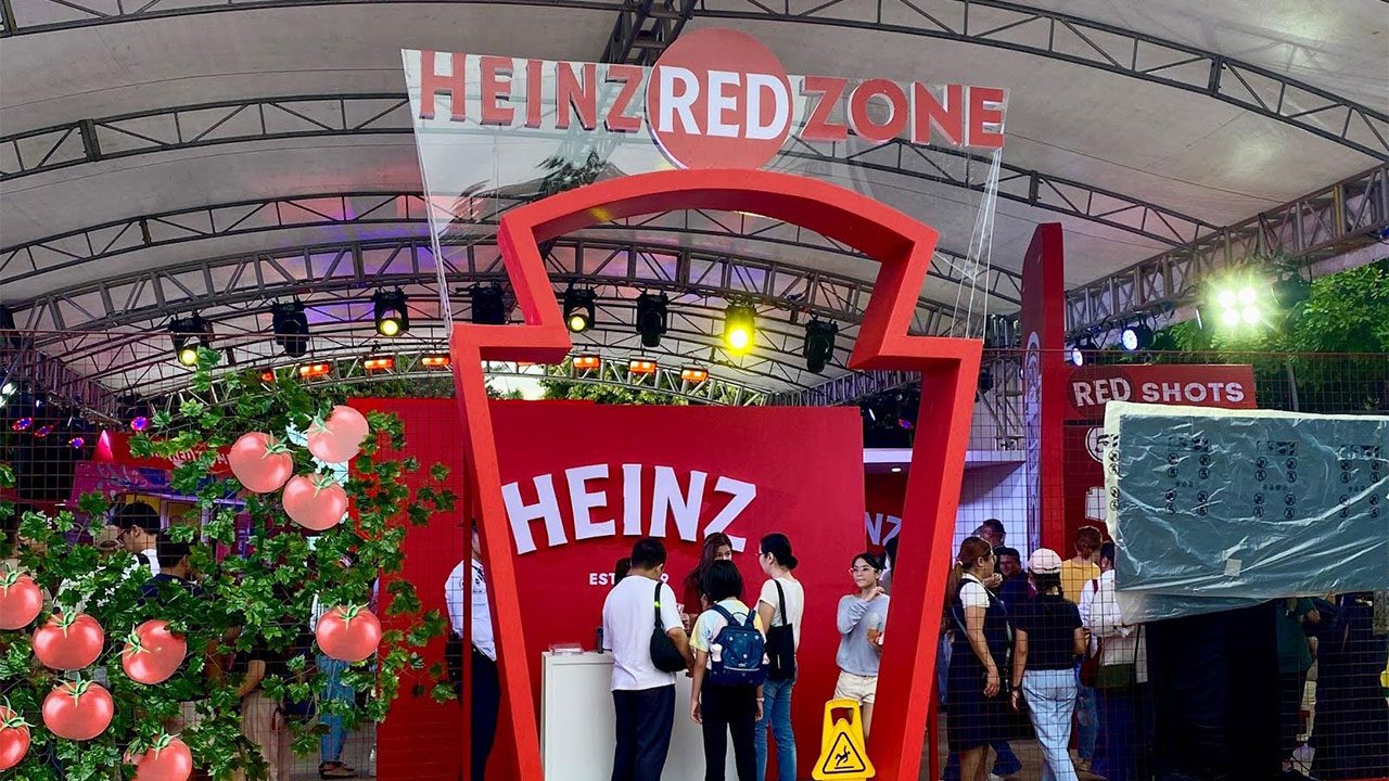 A really good weekend: Heinz threw a Pinoy-style palaro fest at the Heinz Red Zone