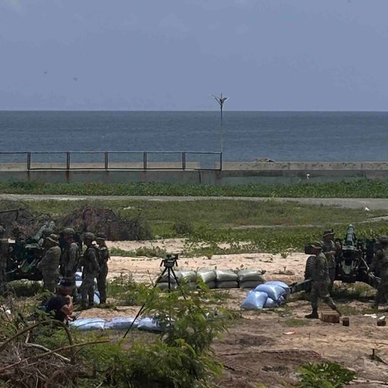 Philippine Marines hold counter-landing drills in Ilocos Norte 