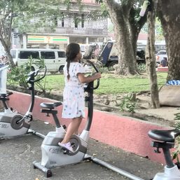 Negros Occidental city turns plaza into a stationary bike hub for wellness
